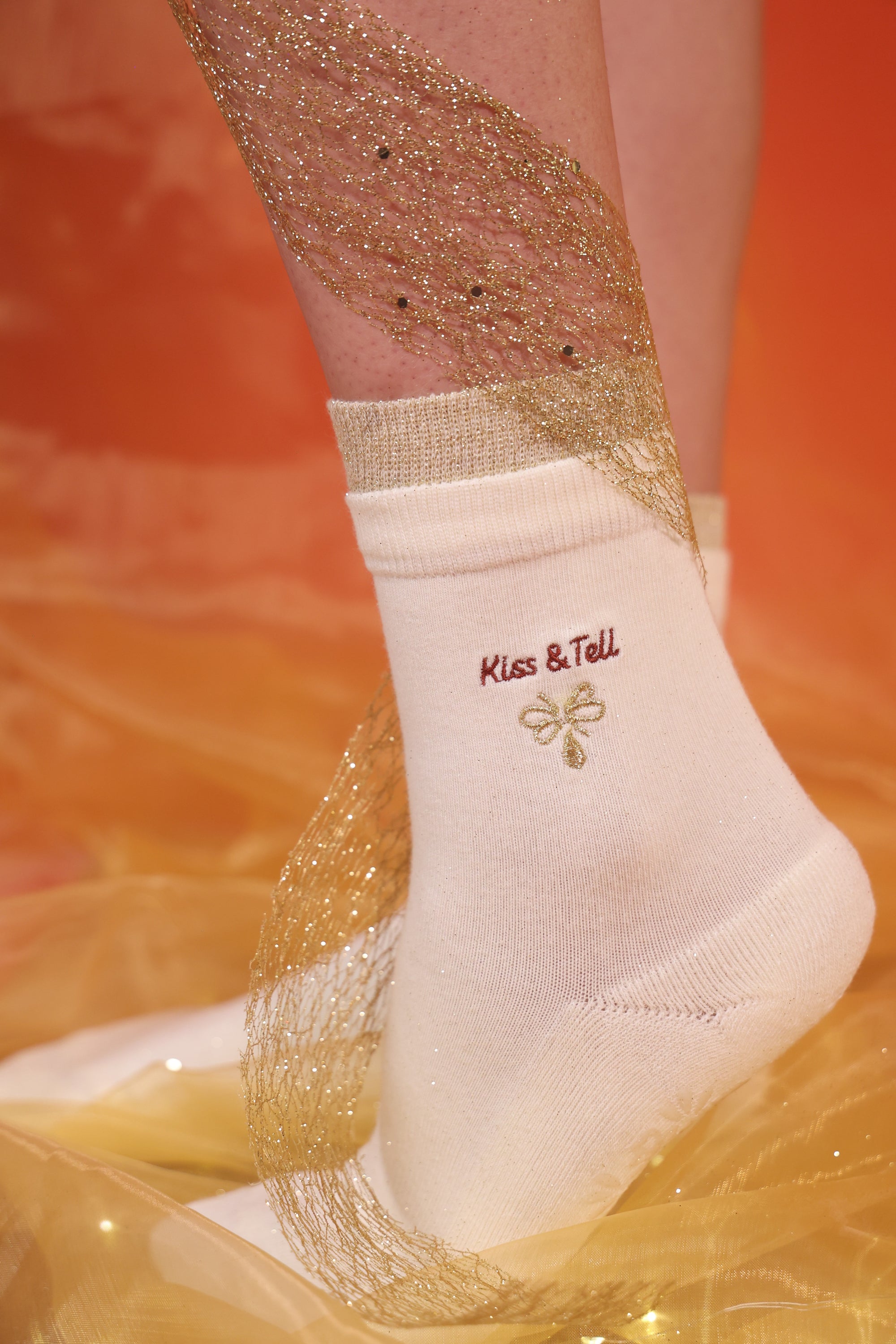 Kiss and Tell Grip Pilates Socks
