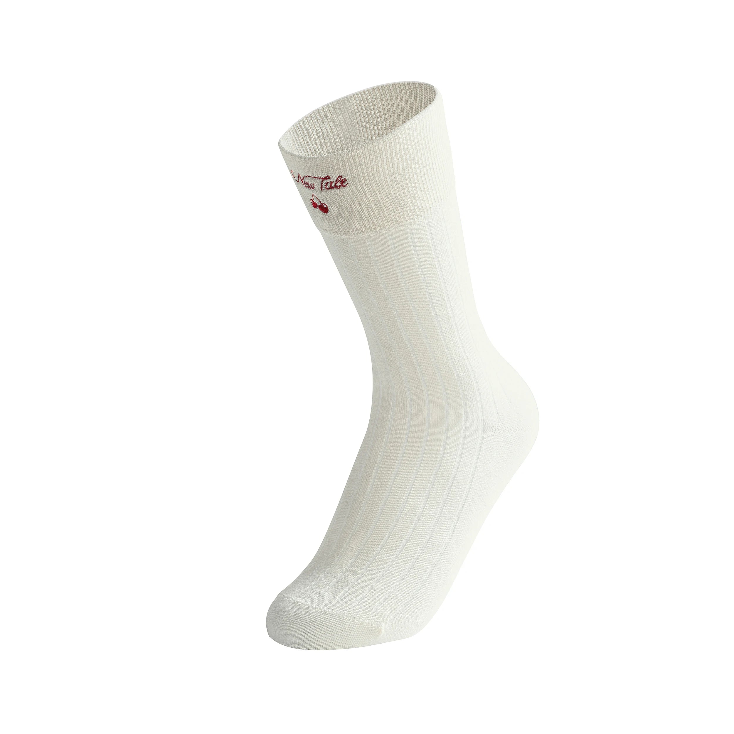 Pretty At The Party Cream Crew Socks