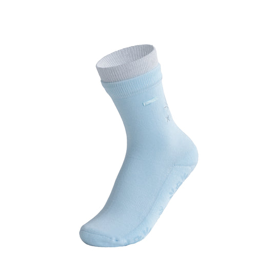 Light blue sock on a white background